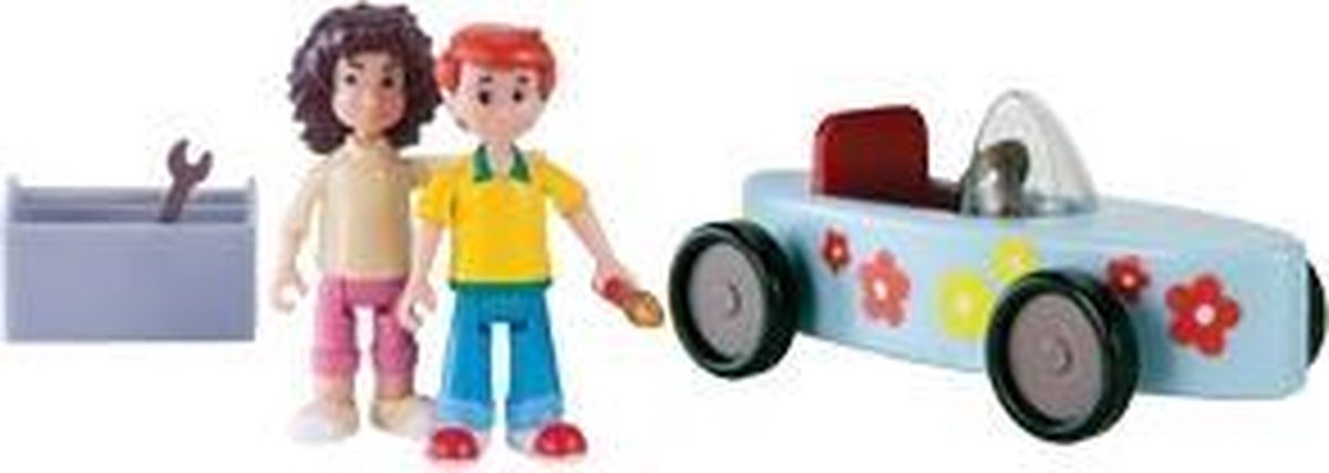 Benjamin Bloem - Zeepkistenrace speelset in geschenkverpakking - Zeepkist set - Jazwares