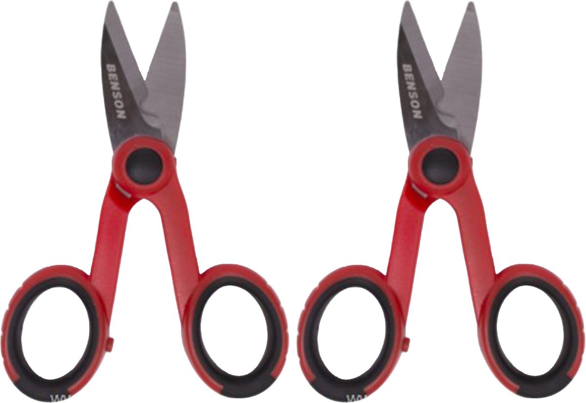 Benson allesknipper schaar / universele schaar met vergrendelsysteem -  2 st - 14 CM