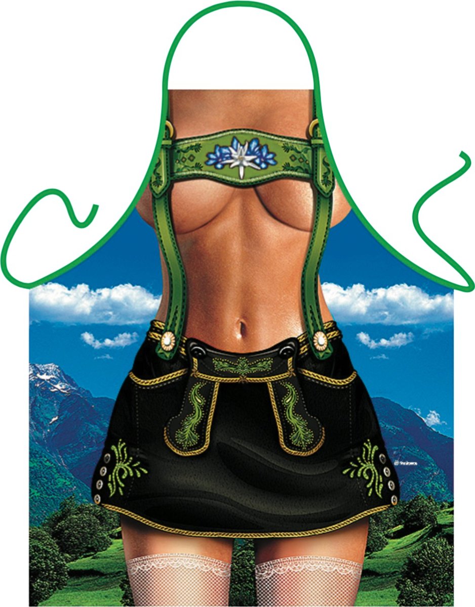 Alpen Girl - Sexy Grappig Leuk Tirol Tiroler Schort Keukenschort