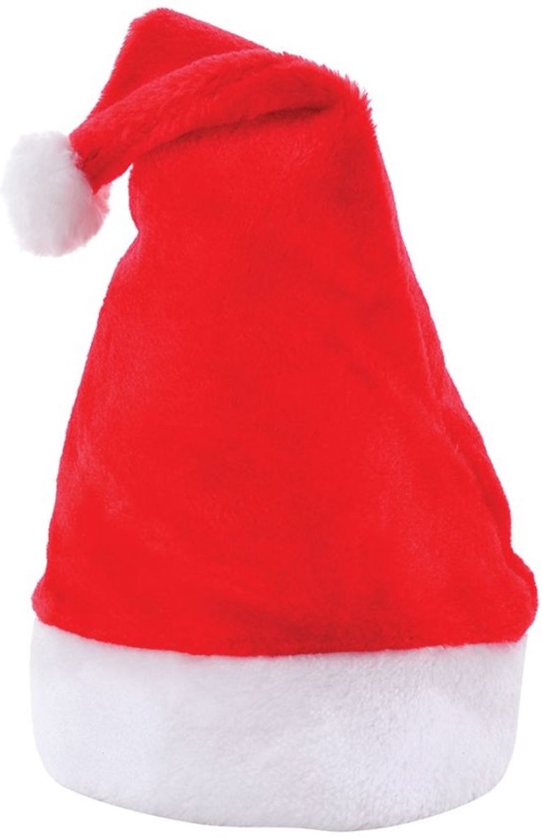 Benza Luxe Kerstmuts - Rood - 10 stuks