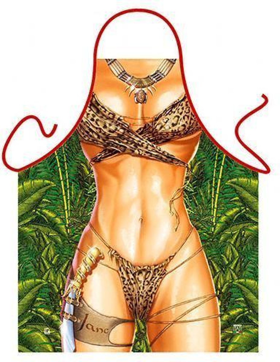 Jungle Jane - Grappig Leuk Sexy Schort Keukenschort