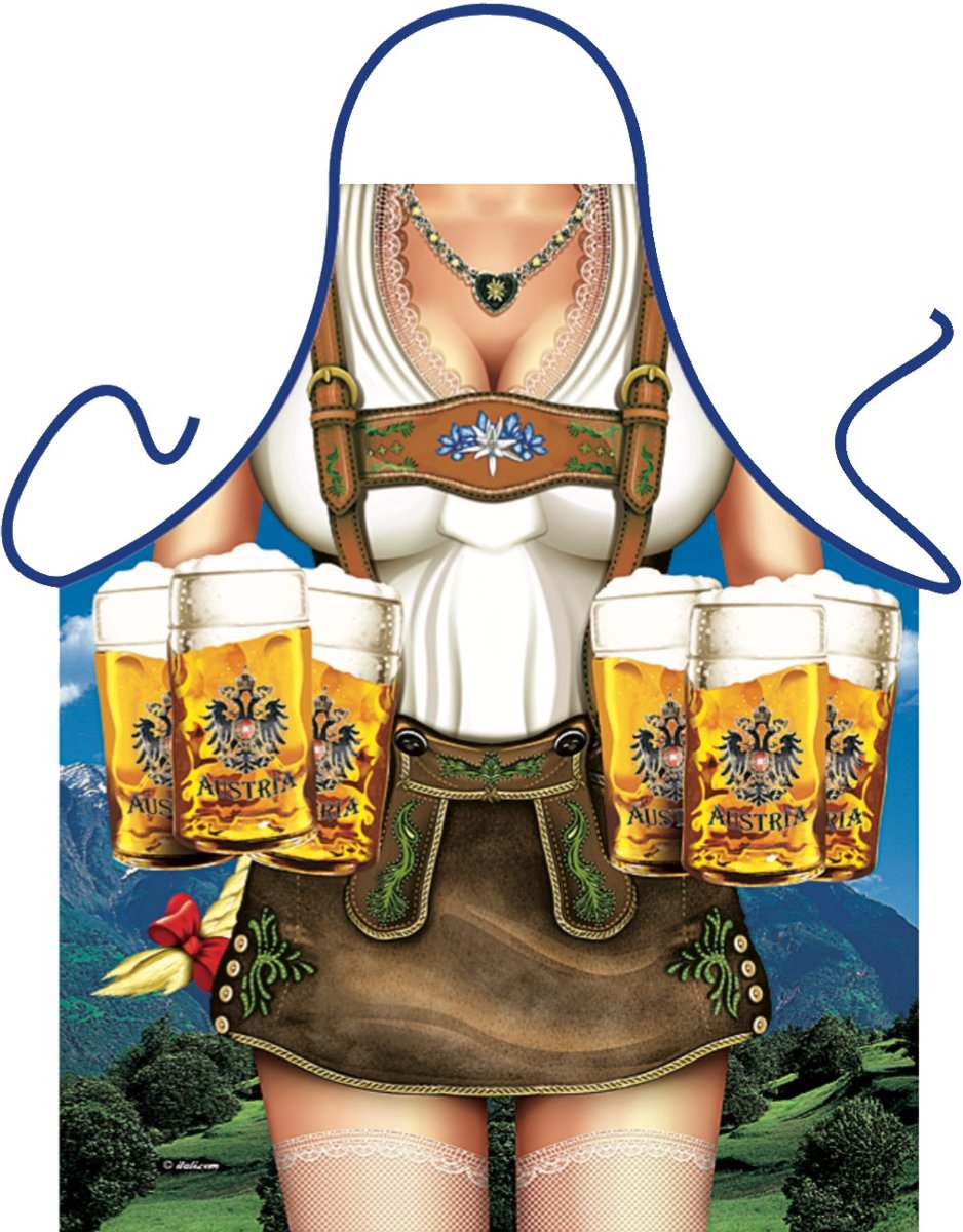 Tirolerin - Sexy Grappig Leuk Tirol Tiroler Schort Keukenschort