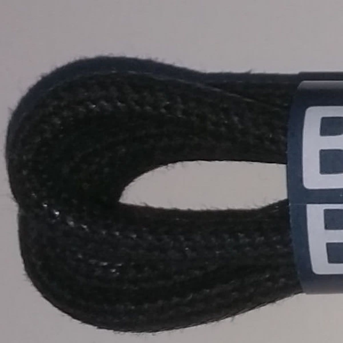 4.5mm x 90cm Zwarte ronde wax schoenveter   8815