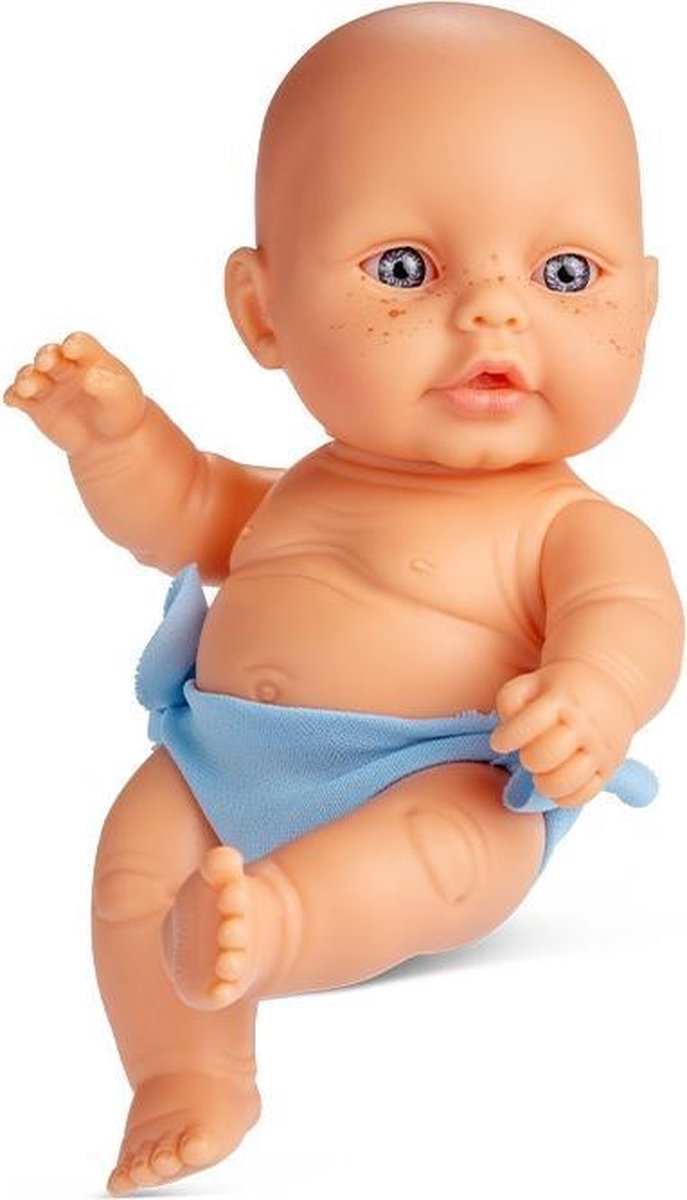 Berjuan Babypop Newborn 30 Cm Meisjes Vinyl/textiel Blauw