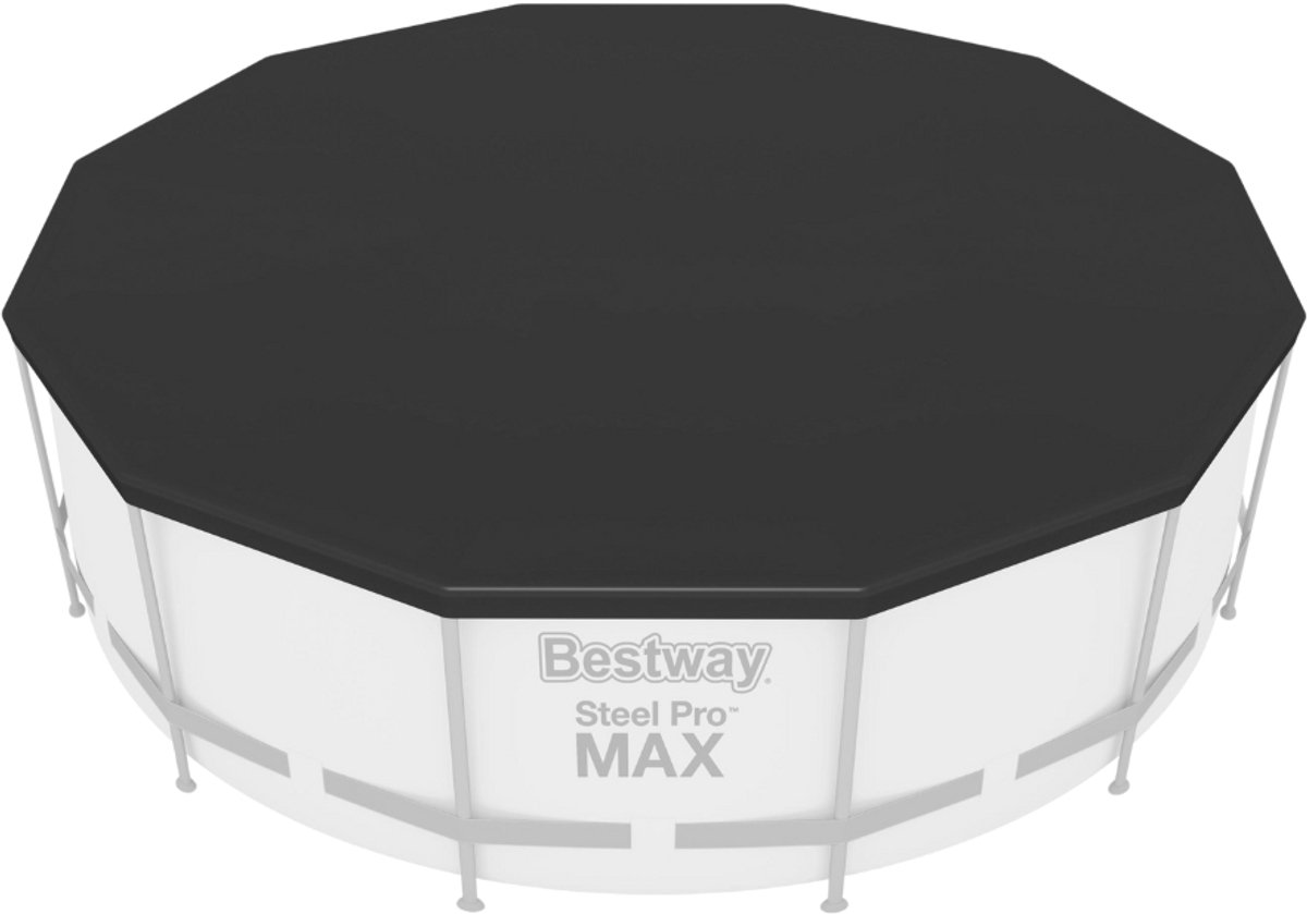 Bestway - Zwembad Afdekzeil - Rond - Zeilmaat Ø 370 cm - Geschikt voor zwembaden van Ø 366 cm