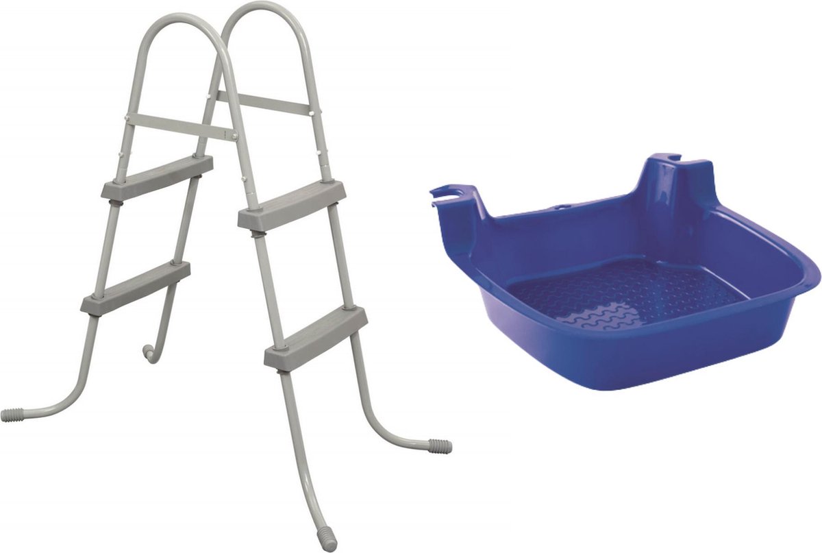   - Zwembadtrap 84 cm & Voetenbad