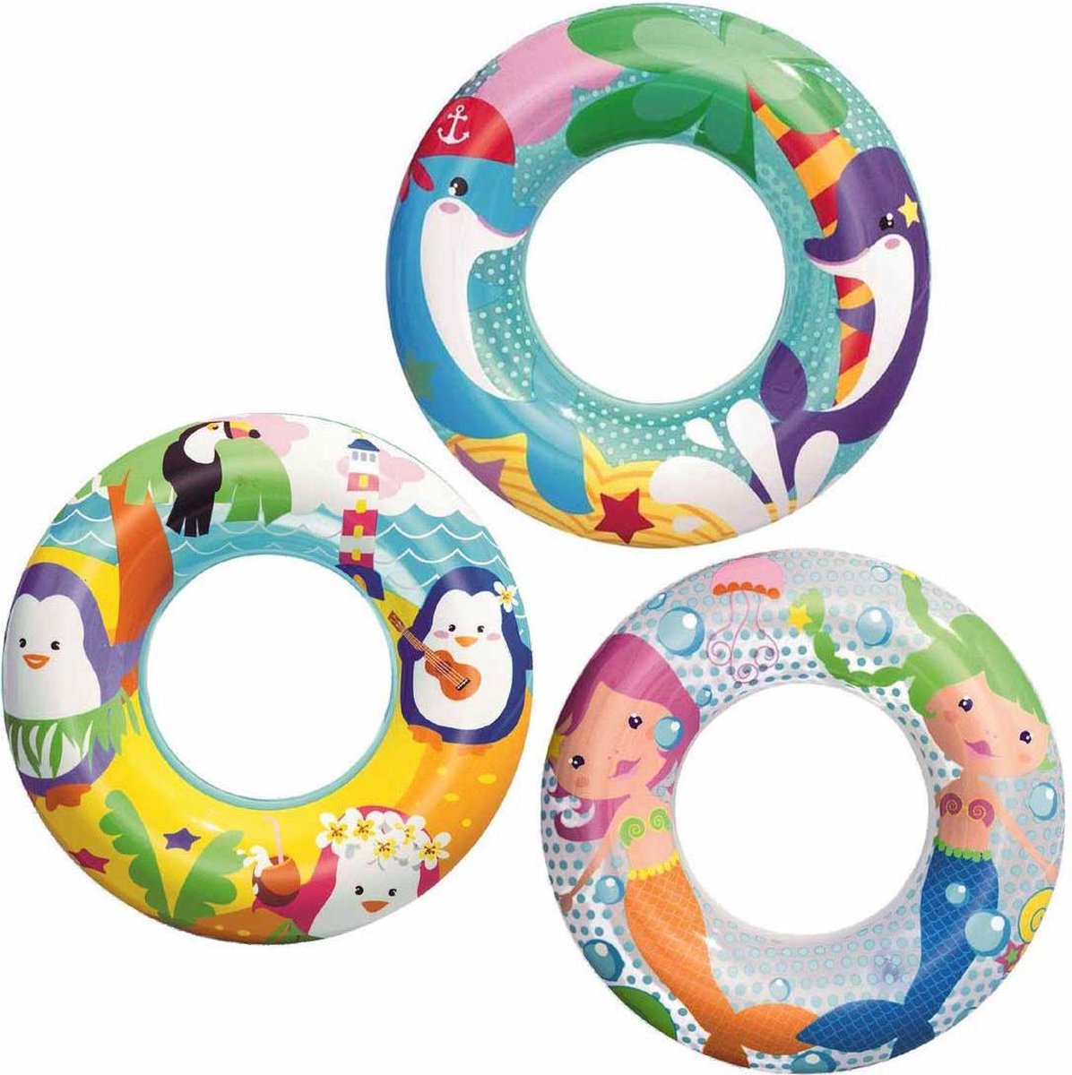   36113 Sea Adventures Swim Rings 51 cm Multi-Coloured