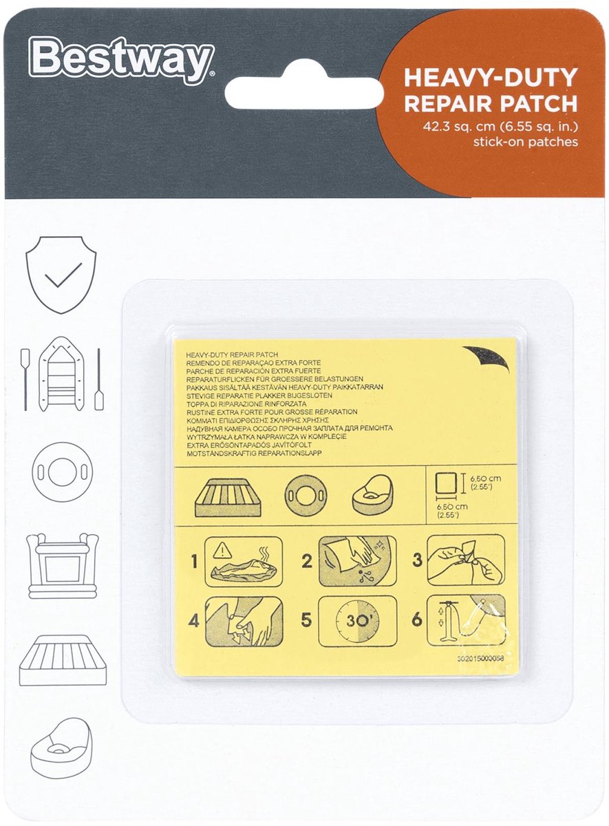 Bestway Flowclear reparatie plakker extra zwaar