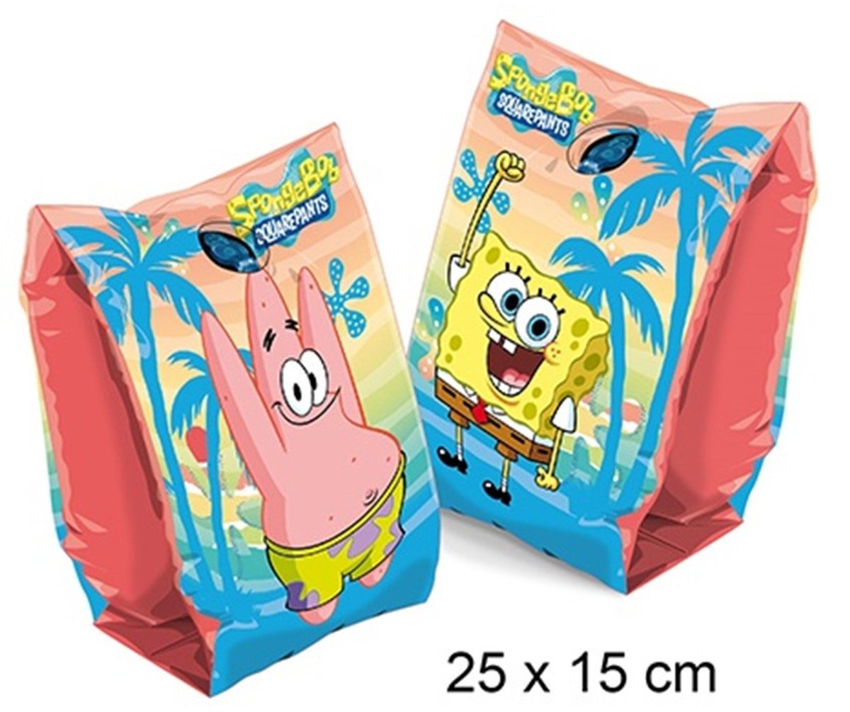   Kinder zwembandjes / zwemvleugels - SpongeBob - 3-6 jaar - 25 x 15 cm - pvc - zwembad - zwemmen