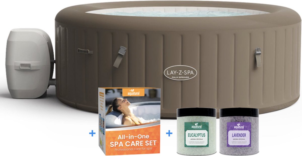 Bestway Lay-Z-Spa Palm Springs Airjet incl. Aquatural onderhoudsset - Aroma Crystals