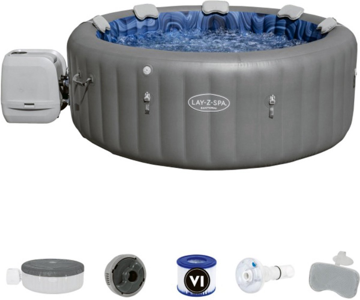 Bestway Lay-Z-spa Hydrojet Pro Santorini