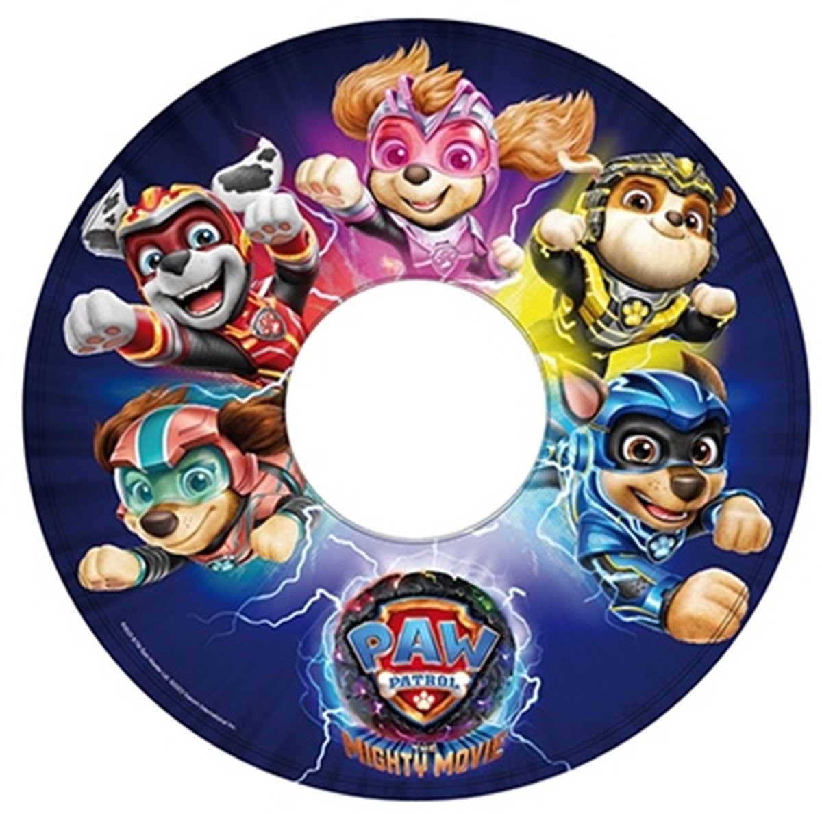   Opblaasbare zwemband/zwemring - Paw Patrol - blauw - D50 cm - zwembad speelgoed - kinderen