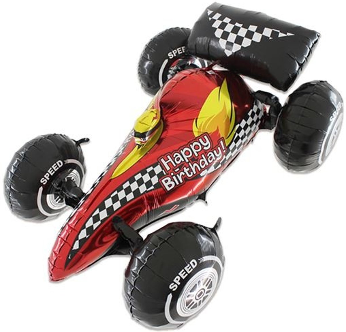 Betallic - Folieballon - Race auto - Max - 3D - Zonder vulling - 91cm