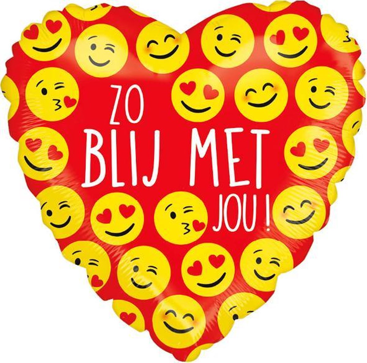 Folie ballon zo blij met jou