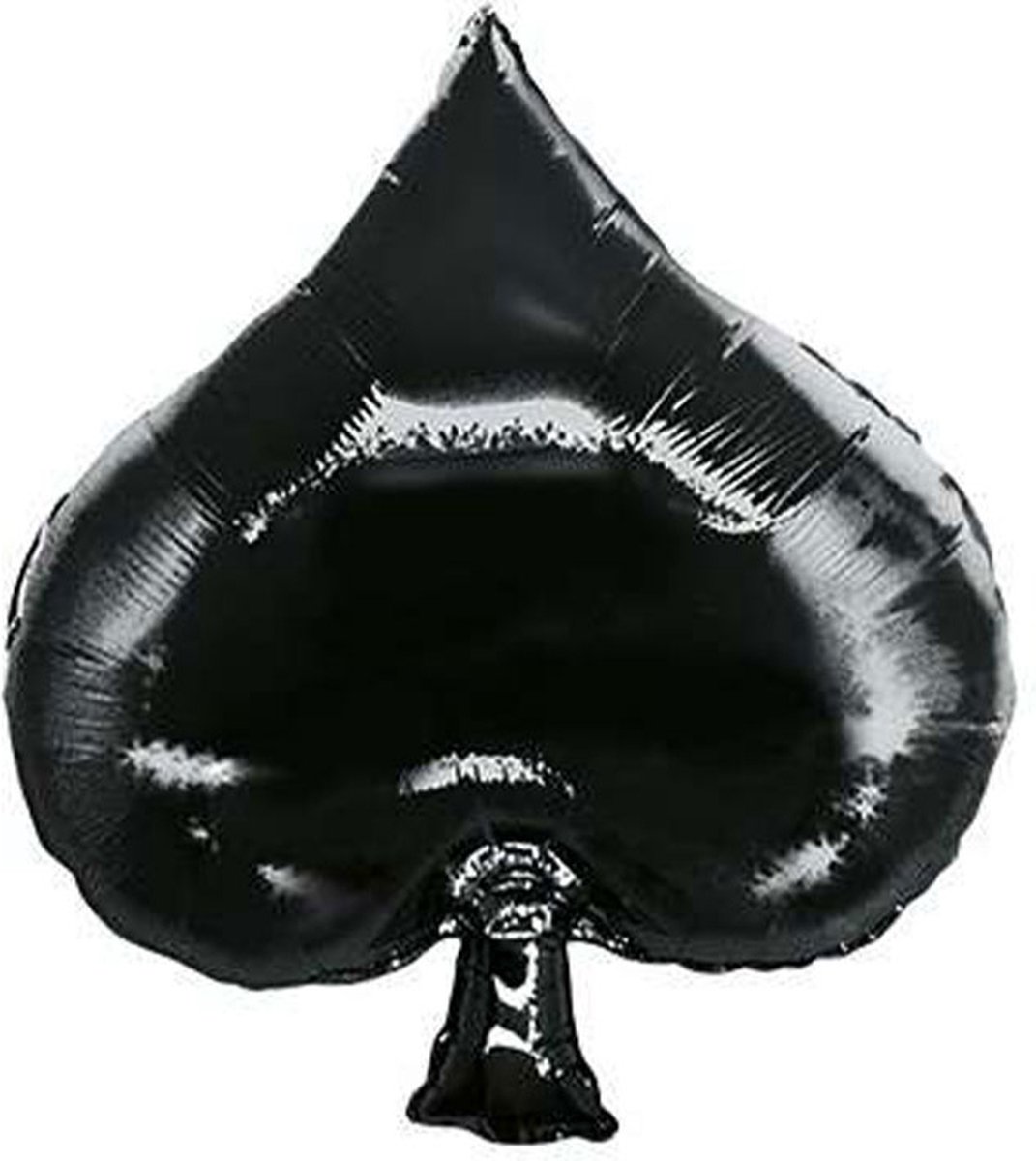 Folieballon Casino Schoppen Zwart 86 cm