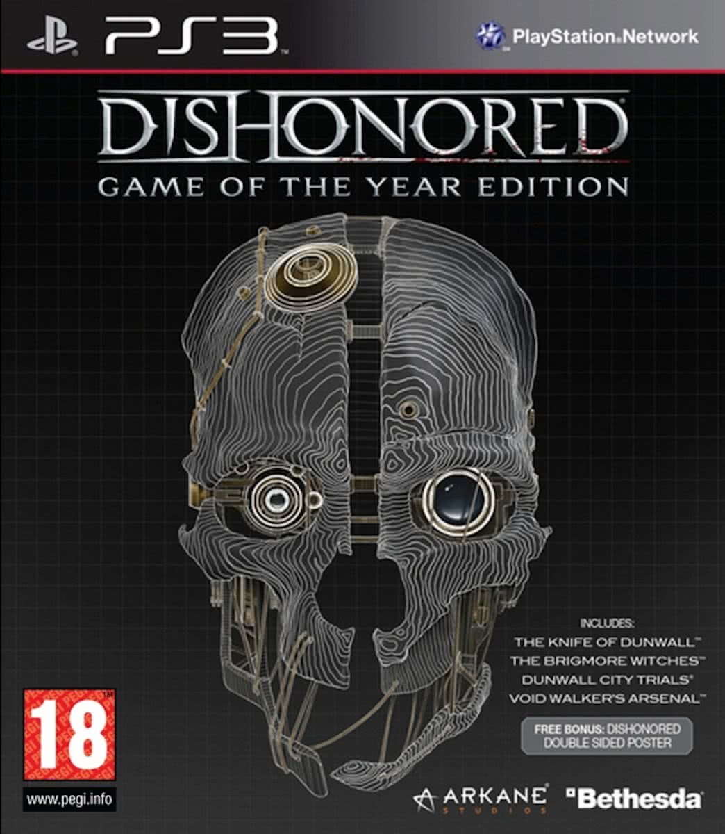 PS3 DISHONORED GOTY