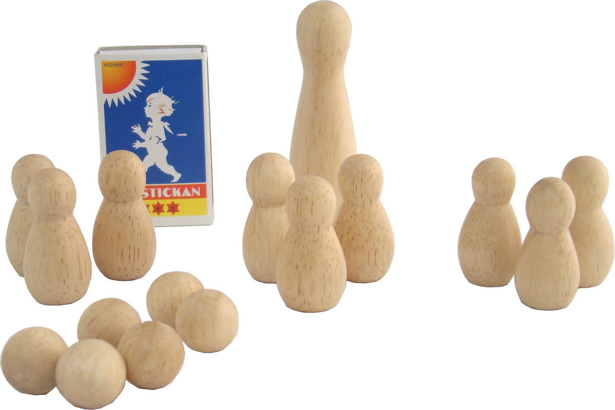 Mini Bowlix Original - Rubberhout