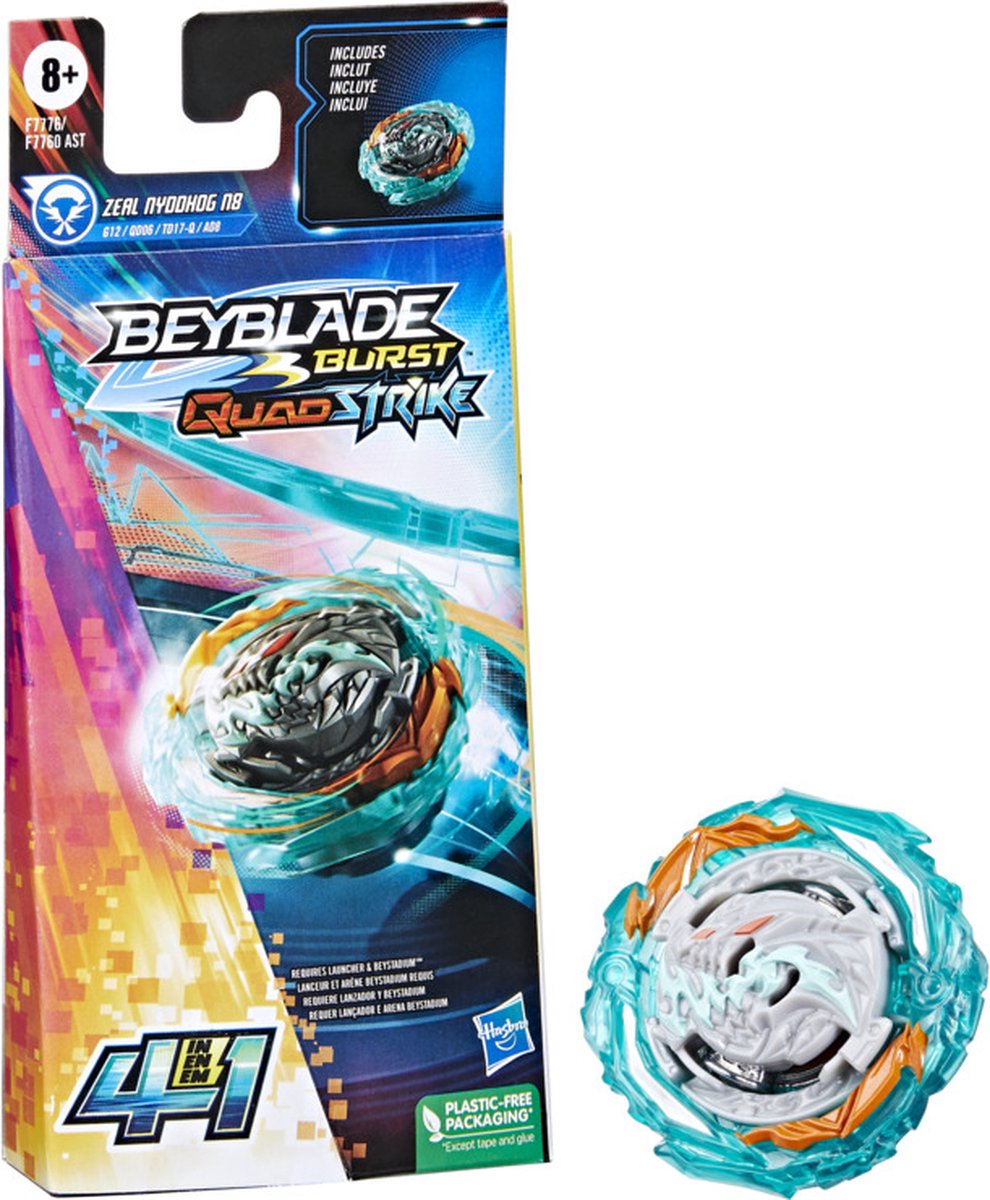 Beyblade Quad Strike Zeal Nyddhog - Tol