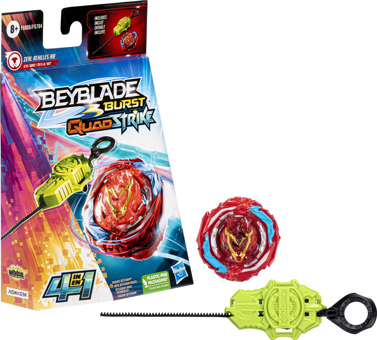 Beyblade QuadStrike Zeal Achilles - Tol
