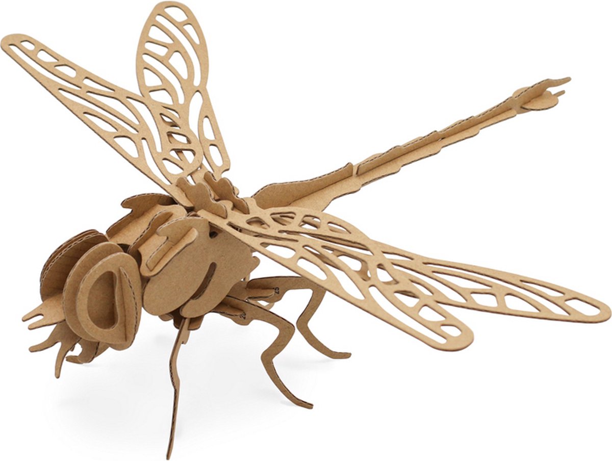3D Model Karton Puzzel - Libelle Small - DIY Hobby Knutselen - 30x30x12cm