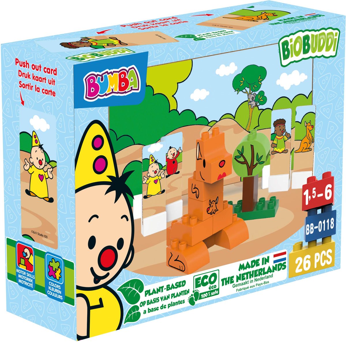 BiOBUDDi Bumba met kangoeroe - 26 delig