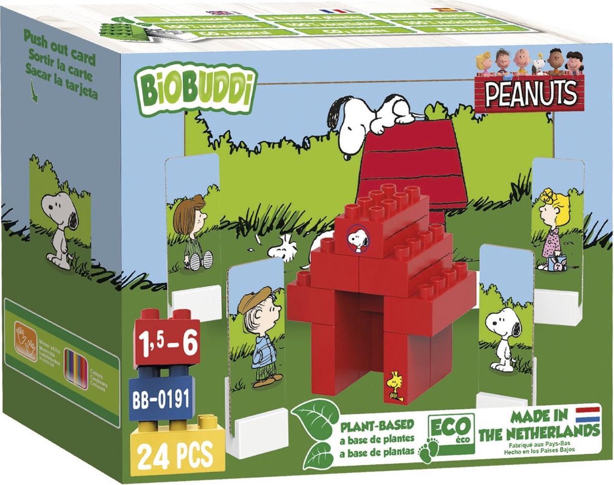 BiOBUDDi Snoopy - Hondenhok, 24dlg.