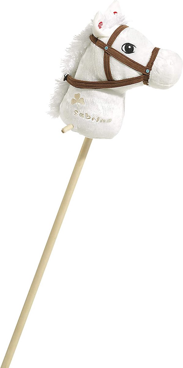 Bibi & Tina - Sabrina - Stokpaard - Wit stokpaard - Speelgoed