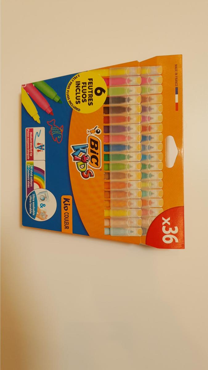Bic viltstiften 36 kleurstiften in actie pakket