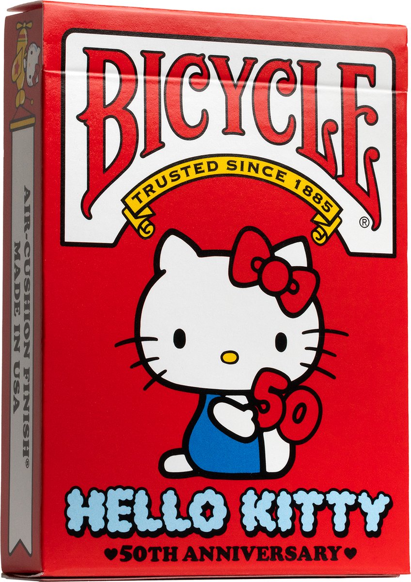 Bicycle® Hello Kitty 50th Anniversary - Premium Speelkaarten - Poker - Collectible - Sanrio - Manga & Anime Collection