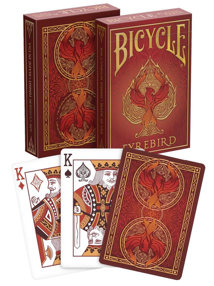 Pokerkaarten Bicycle Fyrebird deck