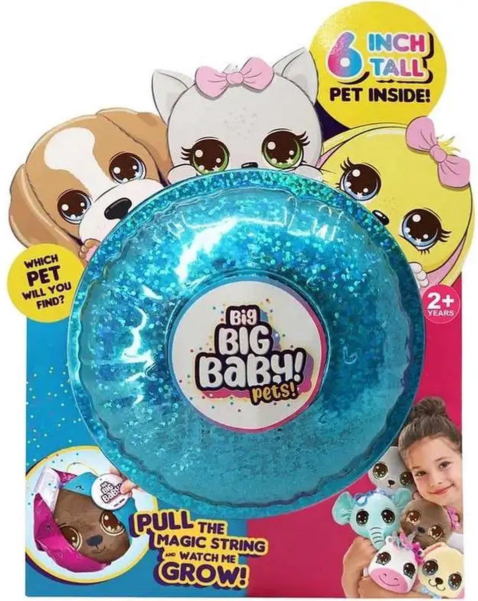 Big Big Baby Pets 6 Mystery Pack 1 RANDOM Plush Figure