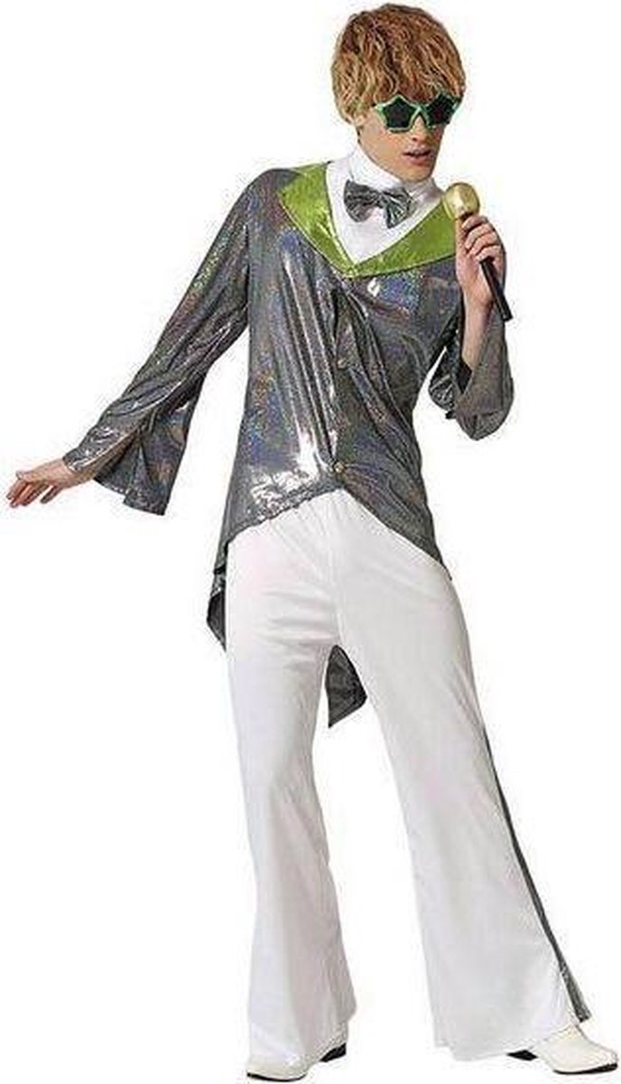 Kostuums voor Volwassenen Ster van de rock Ziverachtig