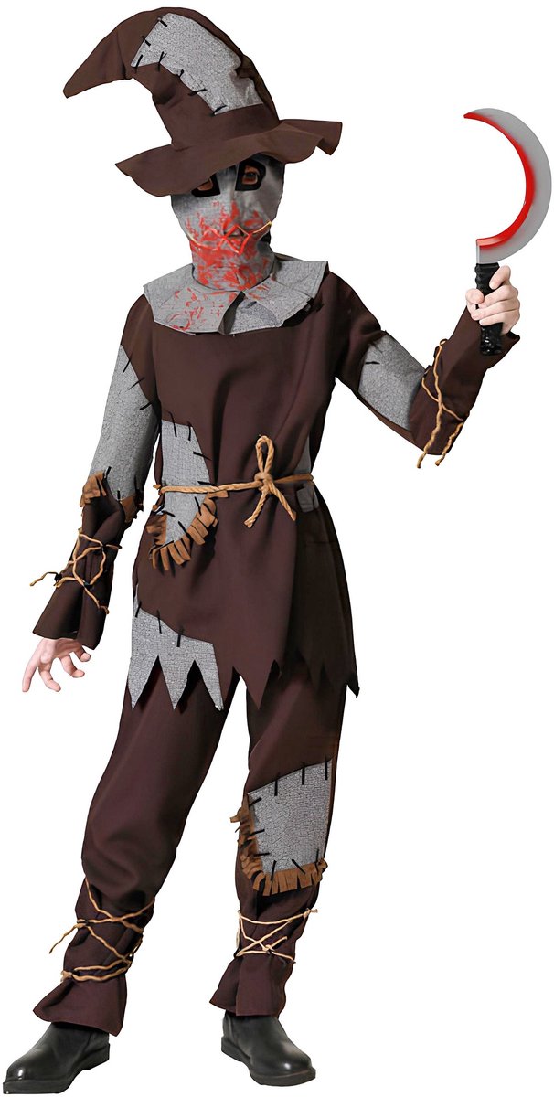 Kostuums voor Volwassenen Vogelverschrikker Bloederig - 5-6 Jaar