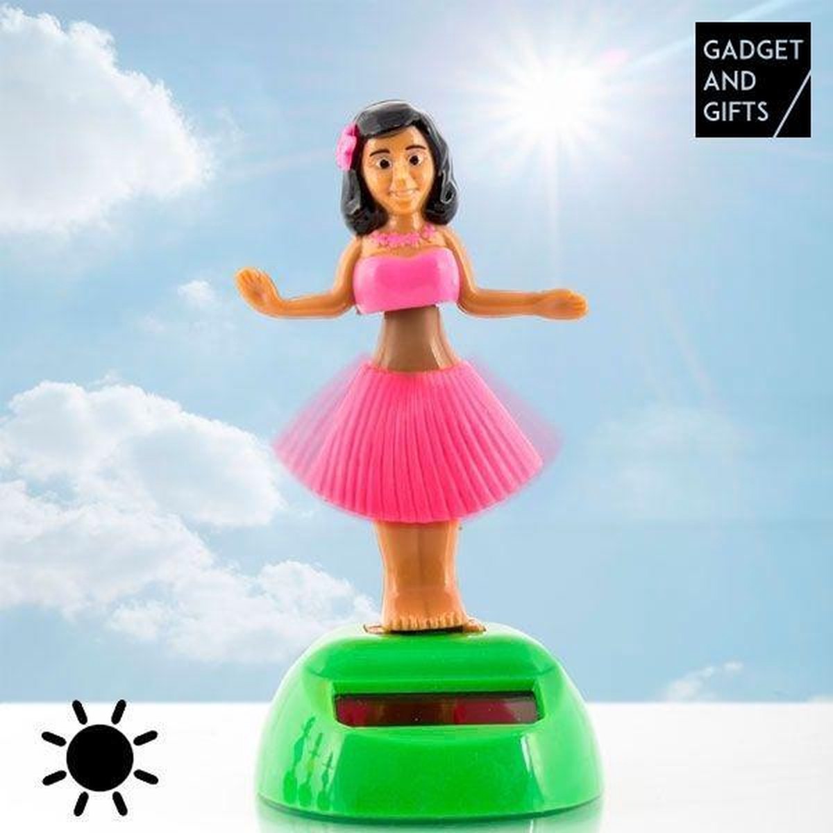 Hula Danser op Zonne-Energie