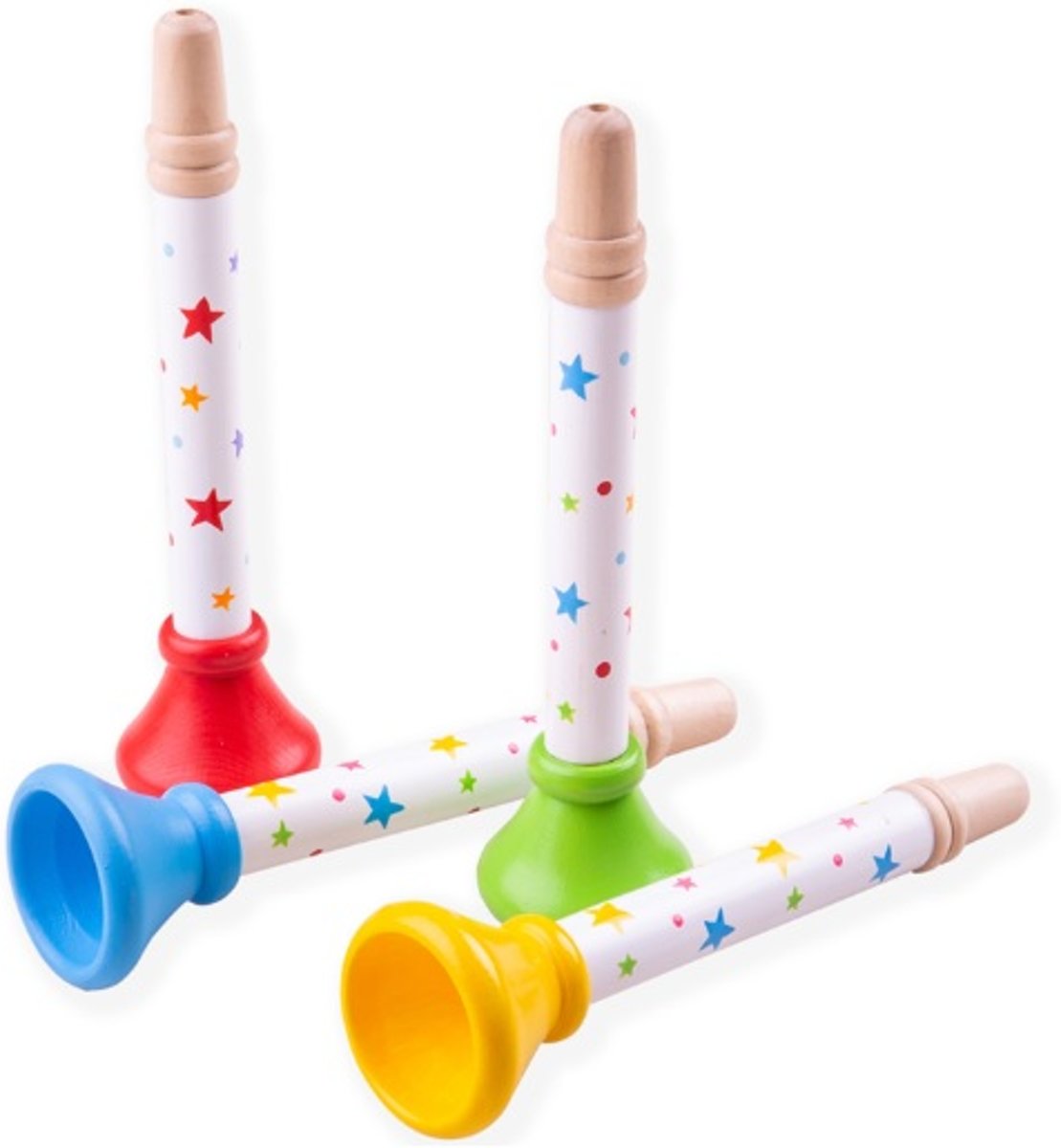 Bigjigs Trompet - 4 kleuren (assorti per stuk geleverd) BJ960