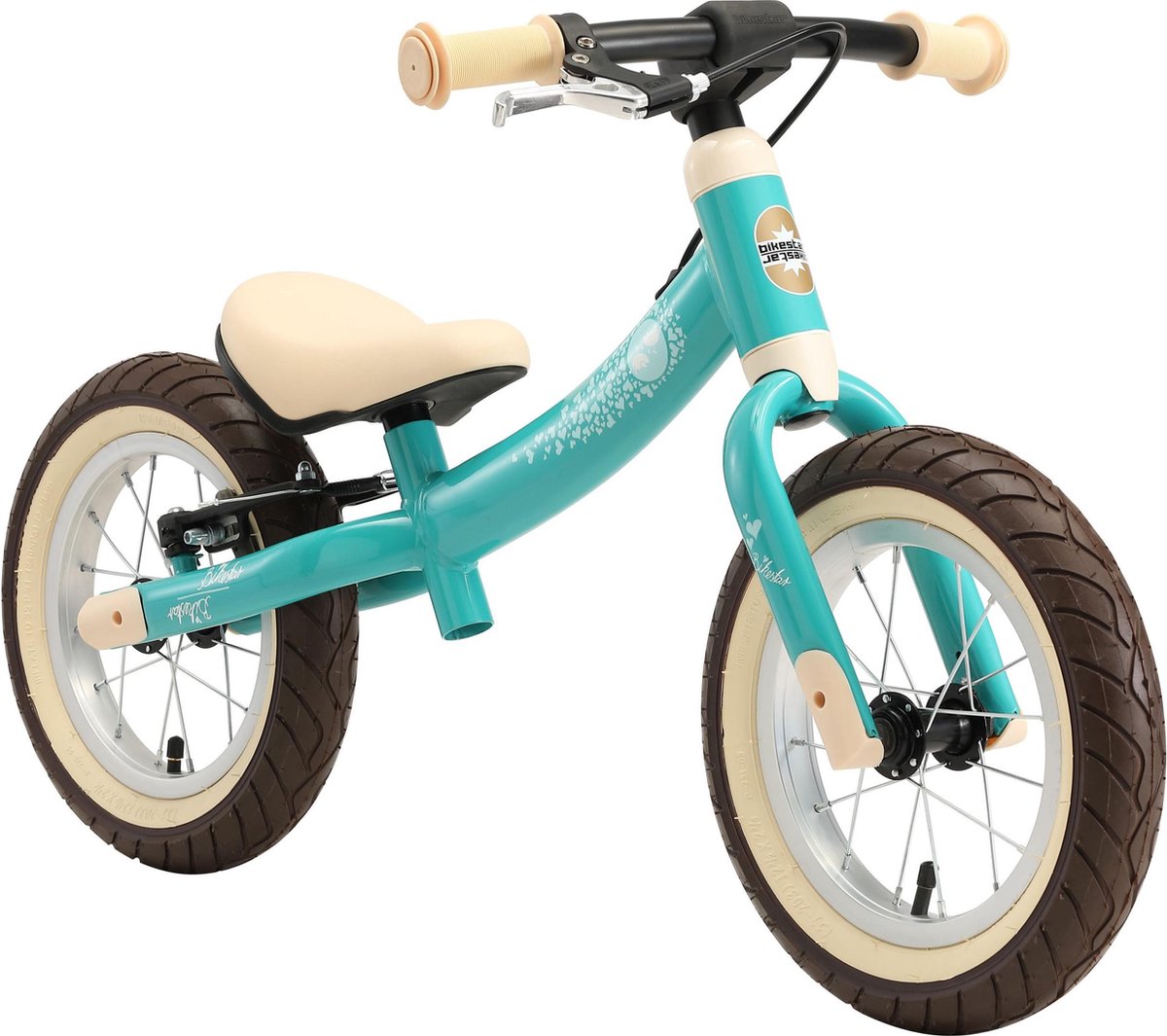 Bikestar 12 inch meegroei loopfiets Sport, turquoise