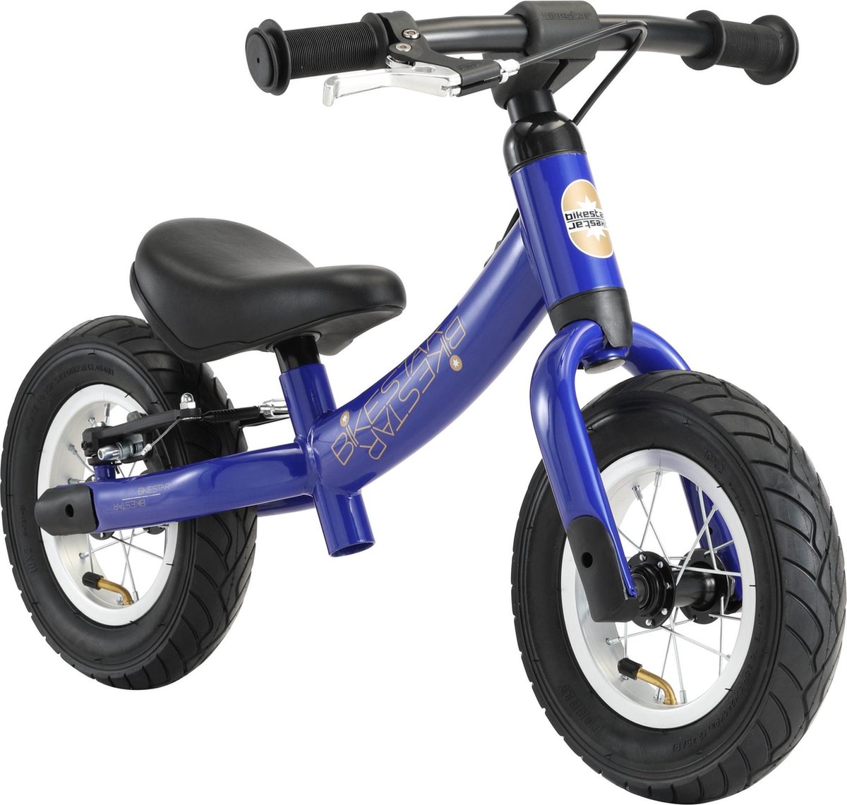 Bikestar 2 in 1 meegroei loopfiets 10 inch, blauw