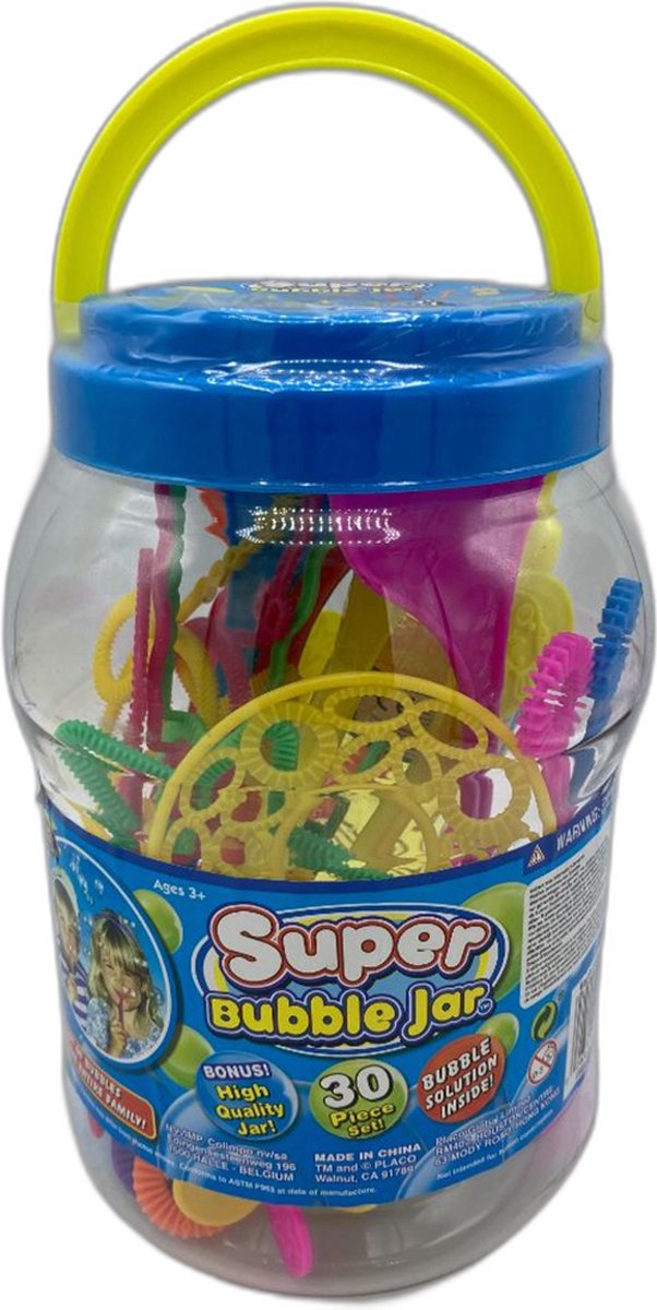 Super Bubble Jar Bellenblaas Set - 30-delig - Water Speelgoed - Buiten Speelgoed - Zomer