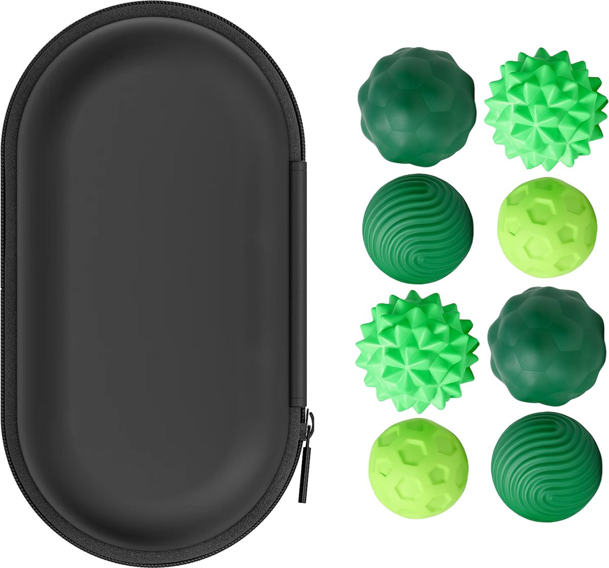 Bimivo Magnetische Stressballen - Fidget Toys - Friemel Speelgoed - Voor Concentratie & Ontspanning - Geschikt voor Kinderen & Volwassenen - 8 Stuks - Groen