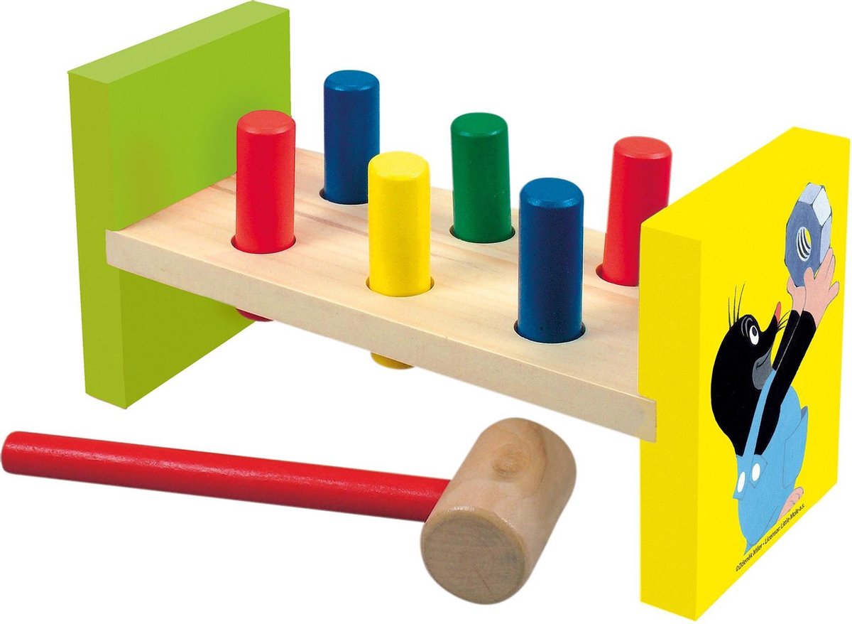   Hamerbank Little Mole Junior 22 X 9 X 12 Cm Hout 9-delig