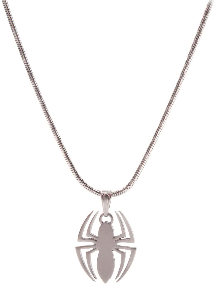 Marvel - Spider-man Logo Silver Necklace