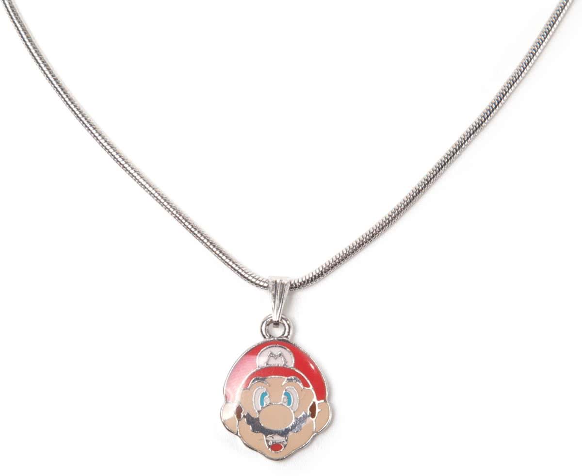 Nintendo - Mario Metal Necklace with Face Charm