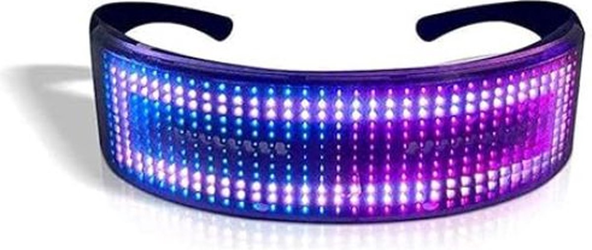 BIRONY® LED Bril - Festival Bril - Rave Bril - Lichtgevende Bril - Feestbril - Partybril - Feestje - Glasses - Accessoires - Feest Decoratie - Grappig Cadeau