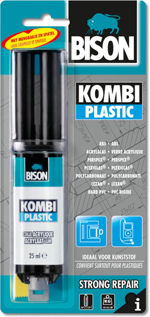 Bison Epoxylijm Kombi Plastic