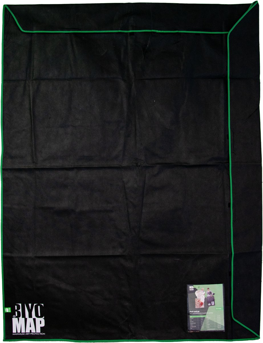 Biyomap Duurzame Schilderij Transporthoes – Professionele Kunstbescherming – Waterafstotend, Ademend, Milieuvriendelijk – Alternatief voor Bubbelplastic - 160x210 cm