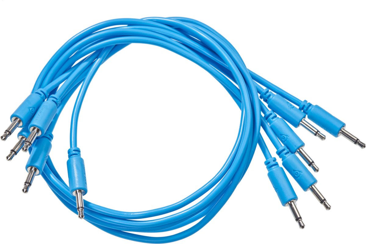 Black Market Modular Patch Cables 1m Blue (5-Pack) - Patchkabel