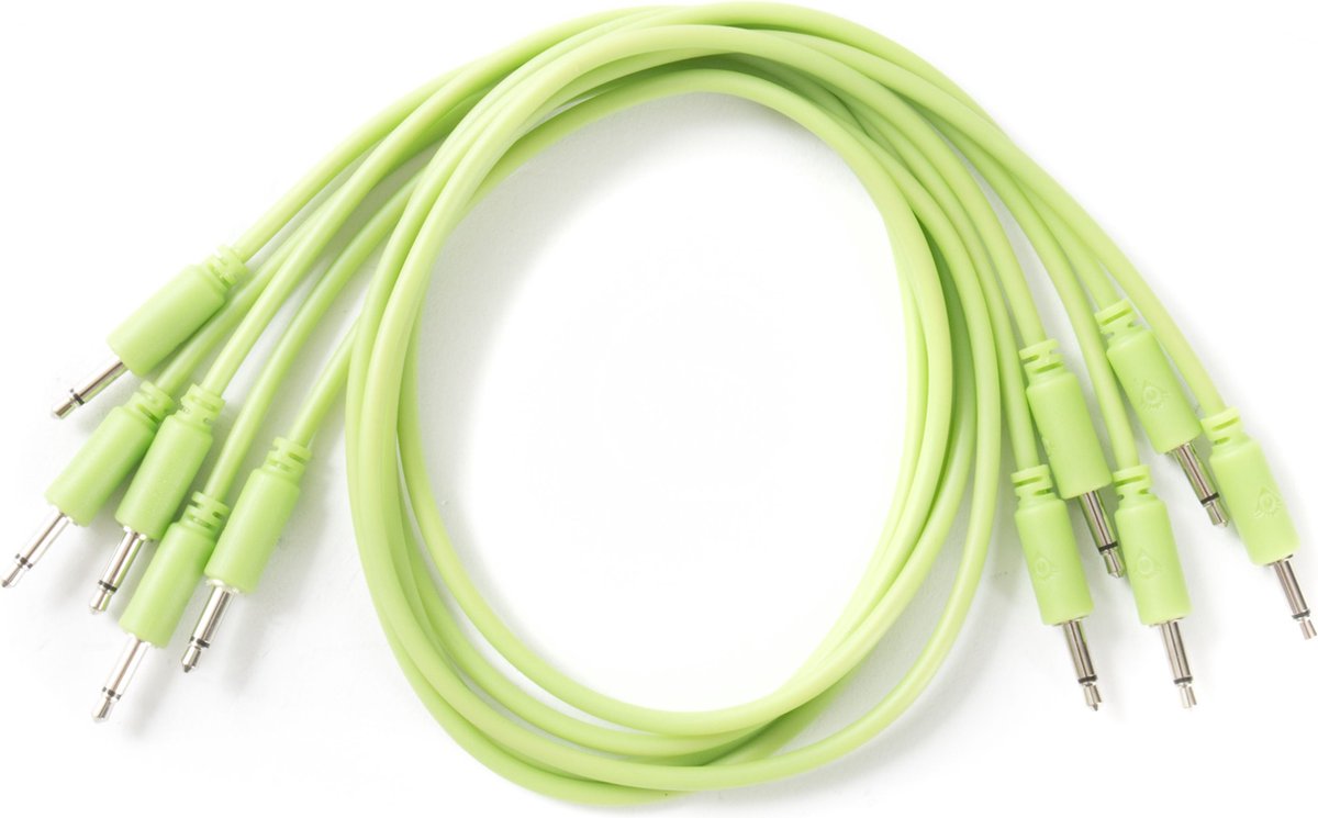 Black Market Modular Patch Cables 250mm Glow-in-the-Dark (5-Pack) - Patchkabel