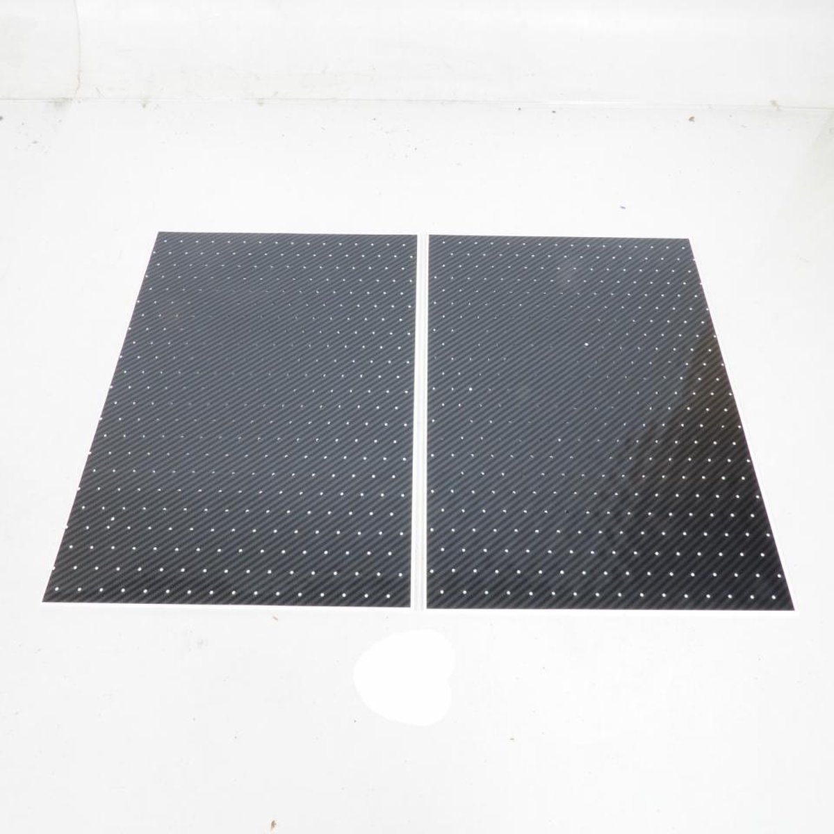 Set van 2 Blackbird zelfklevende carbon snijplanken voor enduro quadfietsen Nieuw