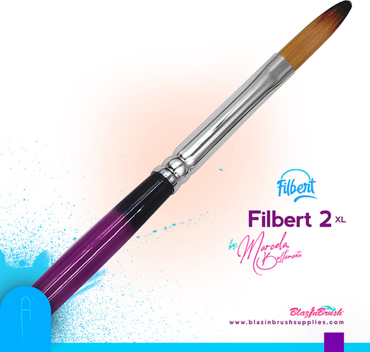 Marcela Bustamante Blazin Brush Filbert 2 Xl