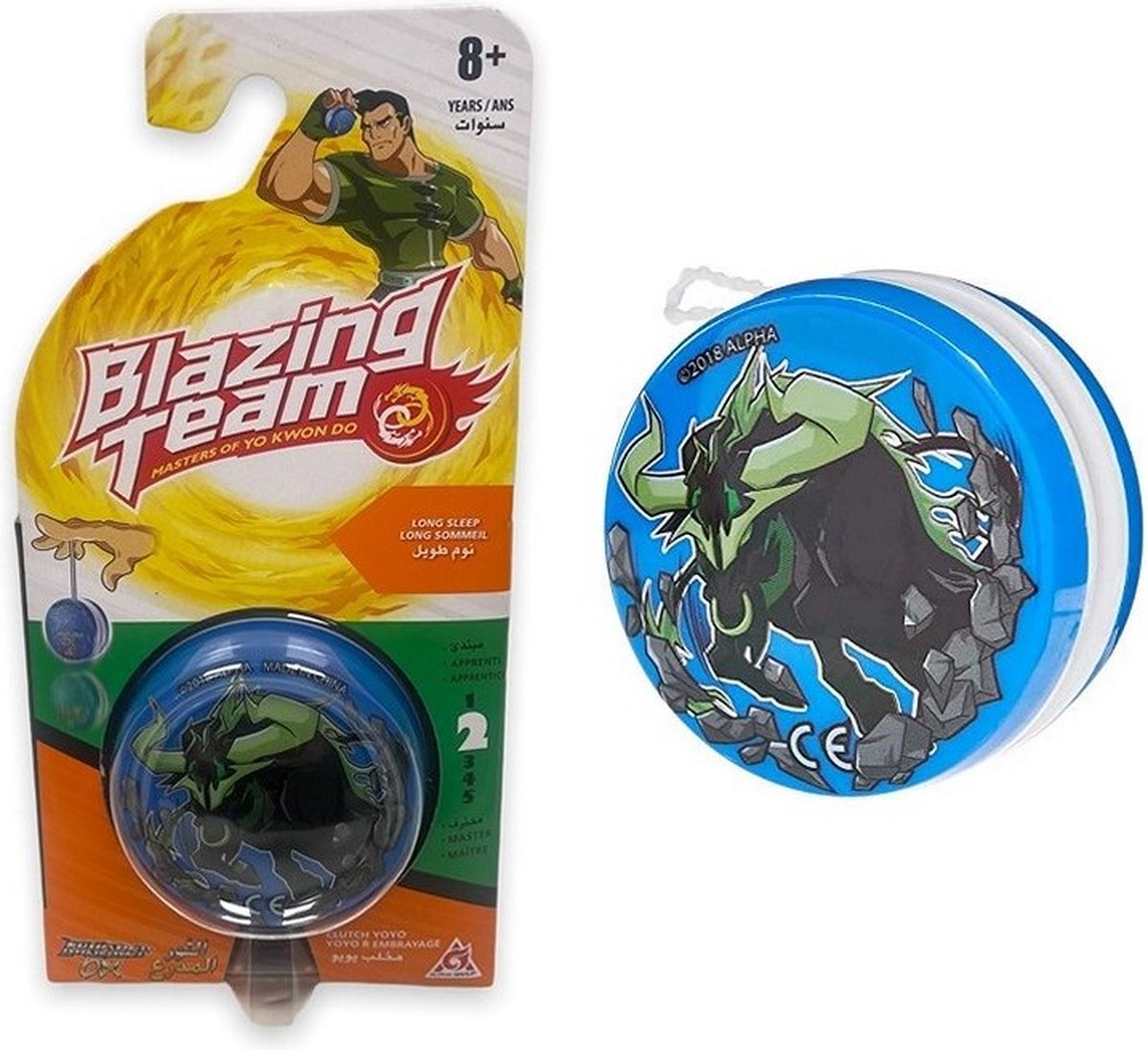   Yoyo Clutch - Blauw - 7 cm